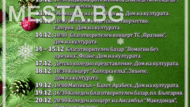 Нова година,програма,община сандански